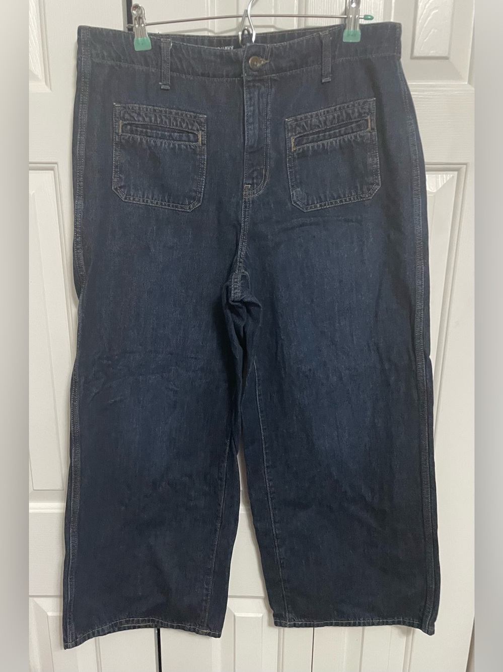 Old Navy Dark Blue Wide-Leg Jeans